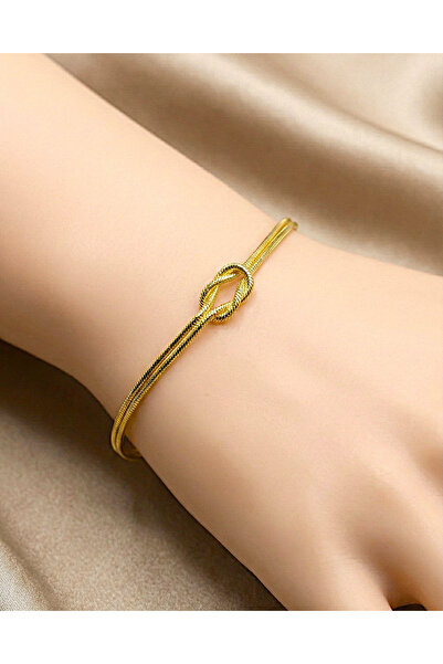 REDMOON GOLD 14 Ayar Altın Hediyelik Aşk Düğümü Bileklik 2.84GR KNY4574