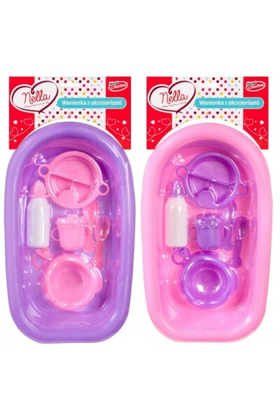 Mega Creative Accesorii papusi - Nella - cada de baie cu accesorii, diverse c...