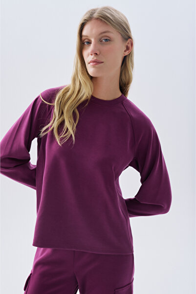 Mudo سويت شيرت برقبة دائرية من مودال