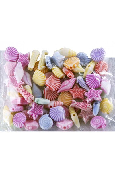 Colorarte Accesorii creatie - margele fructe de mare plastic, set 60 buc,