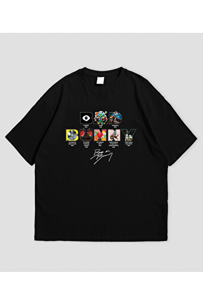 SVART WEAR Bad Bunny Printed Oversized Unisex T-Shirt