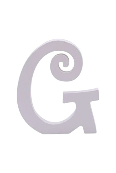 MC Micostore Zebra party decorations letter G, 11cm, wood, self-adhesive, JAB...