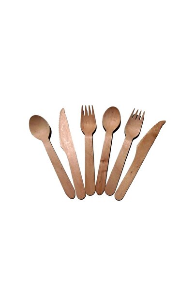 Colorarte Accesorii creatie - lemn - tacamuri (2 linguri, 2 furculite, 2 cuti...