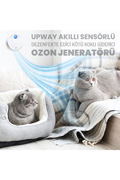 UpWay Akıllı Koku Giderici Ozon Cihazı - Banyo, Mutfak ve Evcil Hayvan Alanları