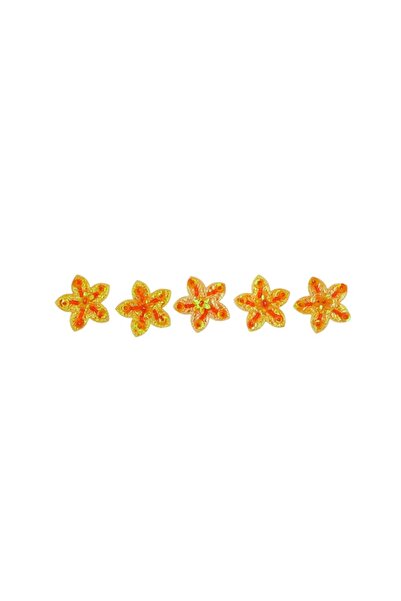 Colorarte Creative accessories textile, yellow flower, set of 6 pieces,