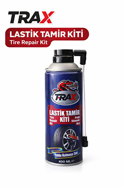 TRAX Lastik Tamir Kiti 400 ml – Pratik Sprey, Anında Onarım, Yol Yardım Spreyi