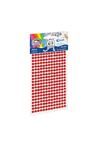 Fiorello Accesorii creatie - perle plastic, rosu, 3mm, set 260 buc, Fiorello,...