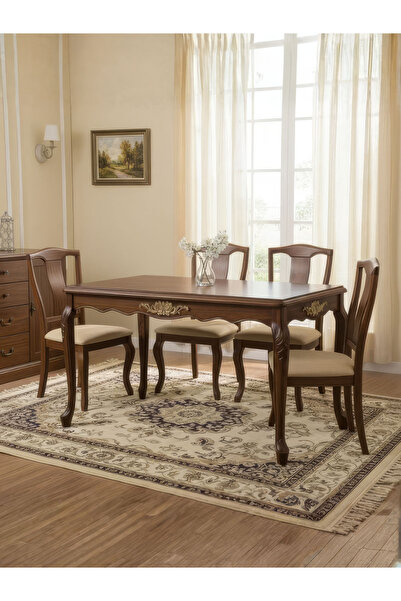 Gazzini Furniture Belle Fransız Still Country Ahşap Yemek Masası