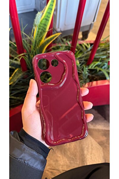 KILIF STORE Tekno Camon 20Pro Bordo Wavey Phone Case