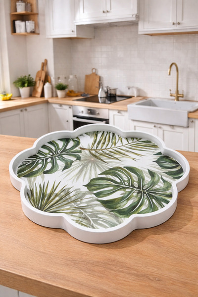 Zucci صينية عرض زهرة الأقحوان المزخرفة من أكدينيز ميديسين بريزيديشال |   ديزي...