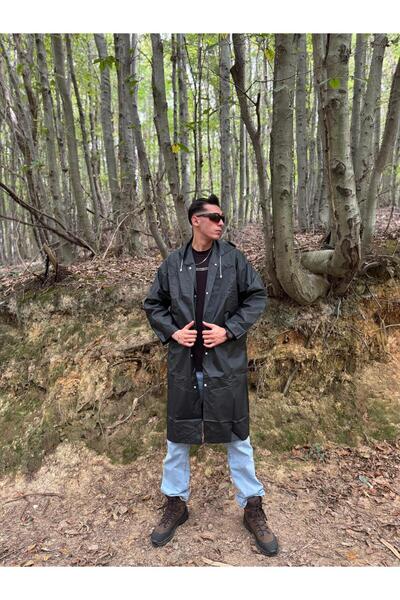 Mollycrush Unisex Raincoat – Lightweight Waterproof Long Raincoat with Hood