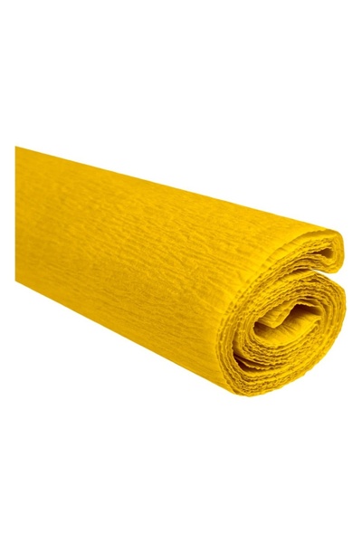 Colorarte Hartie creponata C05, 50x200cm, galben intens, set 10 role