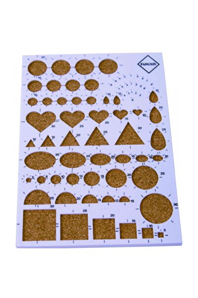 Colorarte Sablon plastic pentru hartie quilling, Colorarte, YZ0020