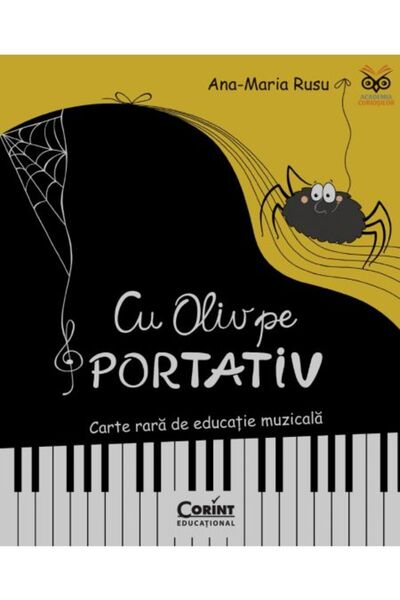 Corint With Oliv on the portable. Rare musical education book, Ana-Maria Rusu