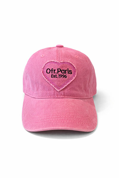 FEEMELS Șapcă din denim cu aspect vintage, brodată în stil vintage - Șapcă de...