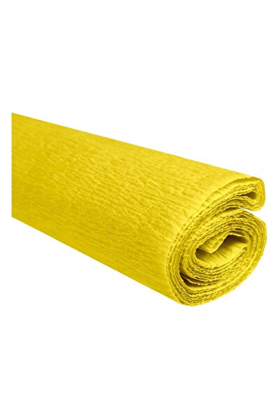 Colorarte Hartie creponata C04, 50x200cm, galben lamaie, set 10 role