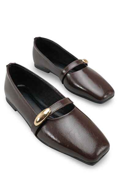 Riccon Kadın Babet 0012501 Kahverengi Rustik