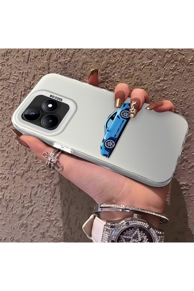 Hontinga Realme Note 50 4g Compatible Silicone Bmw Patterned Edge Hard Back A...