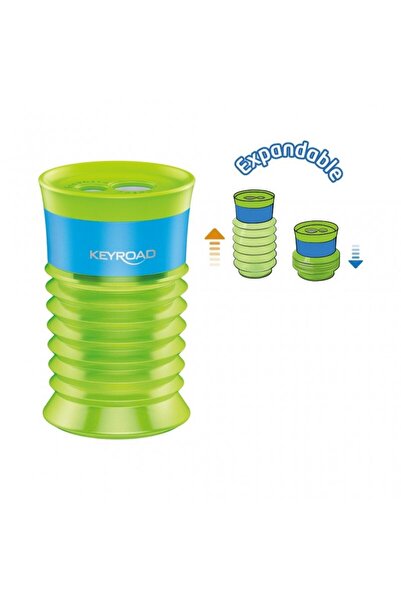 KEYROAD Ascutitoare dubla Stretchy KR971263, 2 orificii, plastic, cu rezervor...