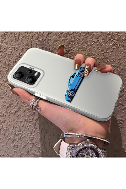 Hontinga حافظة هاتف Redmi Note 12 5G متوافقة مع السيليكون بنمط BMW ذات حافة ص...