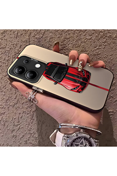 Hontinga حافظة هاتف ريدمي نوت 13 متوافقة مع حافة السيليكون الصلبة ومضادة للسق...