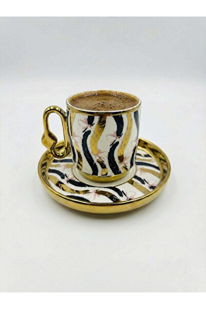 Altabi Porcelain Coffee Set for 6 People |   Special Design |   100 ml