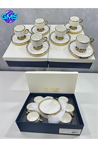 Tekbir 6 LI PORSELEN FİNCAN TAKIMI (TEK-024)