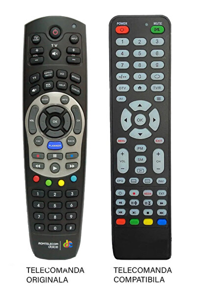 OEM Telecomanda inlocuitoare compatibila Receiver DOLCE HD gri ER 910 /MFY 90...