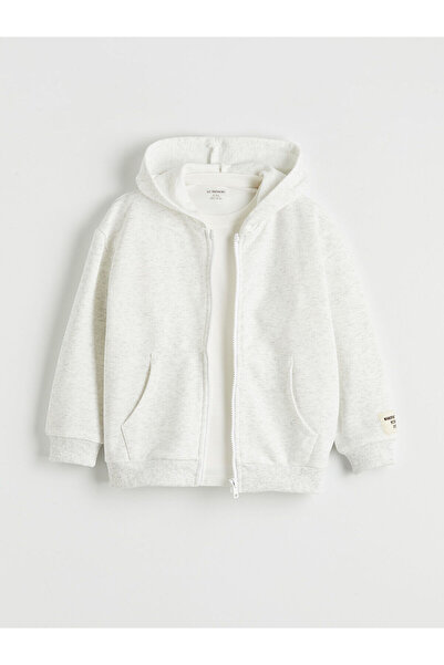 LC Waikiki Set de trening alb cu glugă pentru băieți