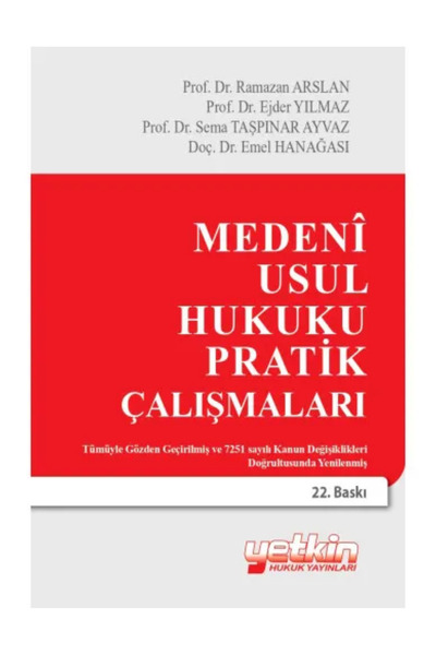 Yetkin Yayınları Medeni Usul Hukuku Pratik Çalışmaları + Kraft Defter