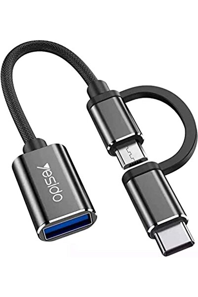 Yesido كابل نقل بيانات USB 3.0 فائق السرعة بتقنية OTG 2 في 1