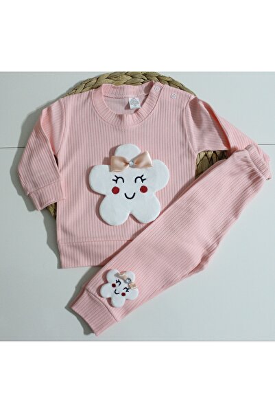 Balgüneş Tekstil Papatya Detaylı 2'Li Takım