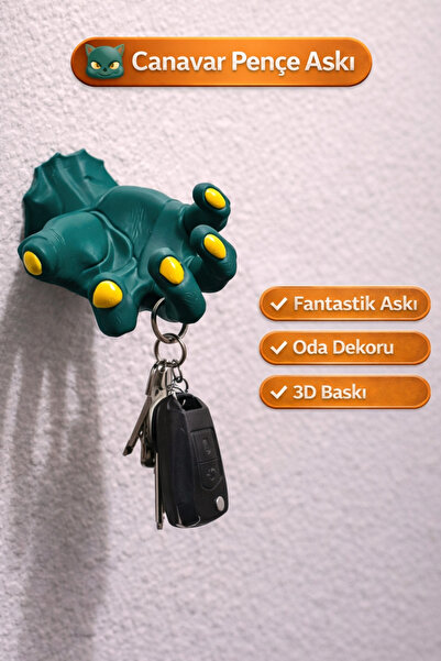 Della Canavar pençe duvar askısı