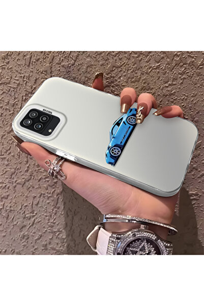 Hontinga حافظة هاتف سامسونج جالاكسي M12 متوافقة مع السيليكون بنمط BMW ذات حاف...