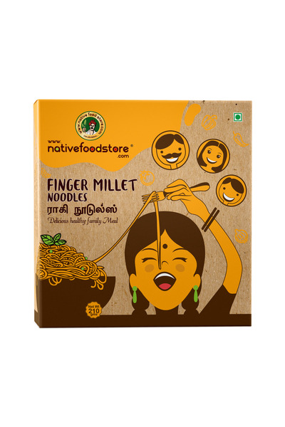 native food store Noodles-Finger Millet 210 g
