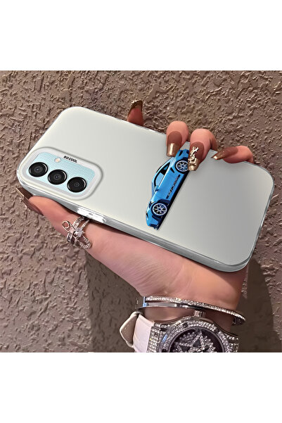 Hontinga حافظة هاتف سامسونج جالاكسي M15 متوافقة مع السيليكون بنمط BMW ذات حاف...