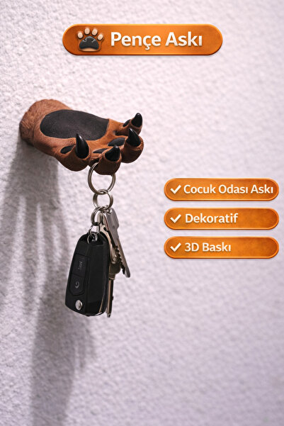 Della Ayi pençe duvar askısı dekoratif duvar askılık