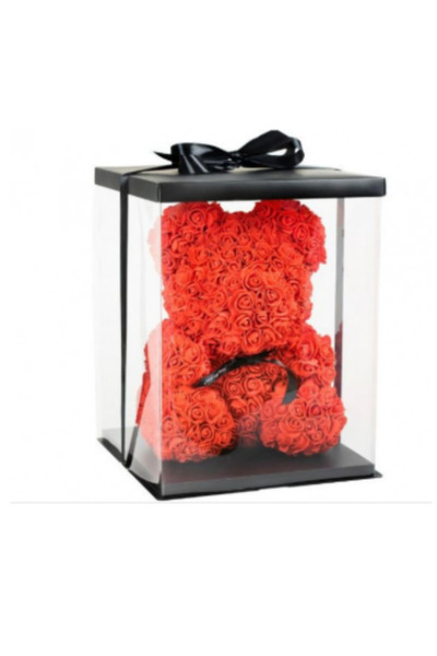 OEM Teddy Bear Ornament Made of Roses