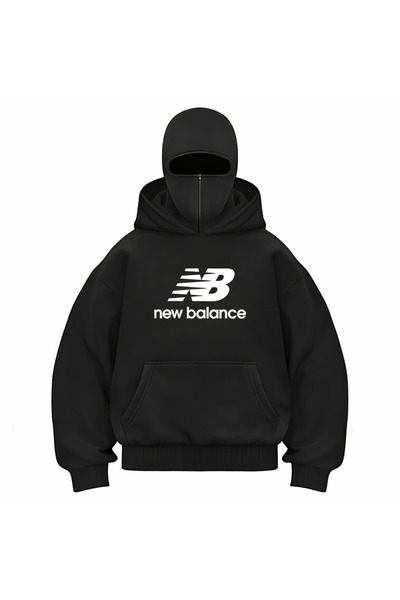 Flaubert Unisex Snow Mask Ninja Sweatshirt Cardigan 3 Yarn Thick Zippered Zip