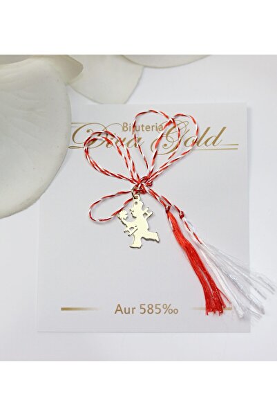 Diva Gold Gold Mărțișor Pendant Coșar