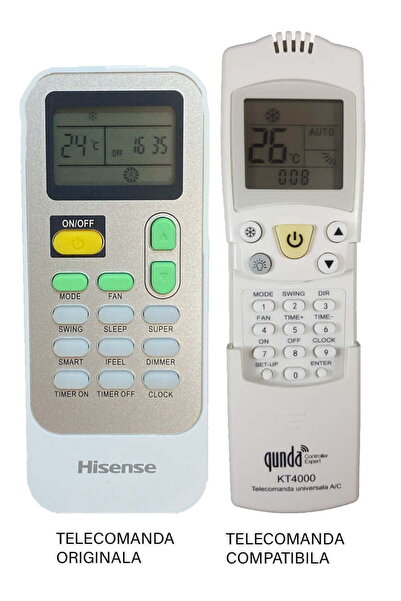 OEM Telecomanda inlocuitoare Aer Conditionat pentru Hisense DG11J1-91 (492)