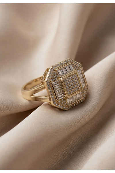 Çelikoğlu Kuyumculuk 14 AYAR ALTIN BAGET YÜZÜK 4,57 GR