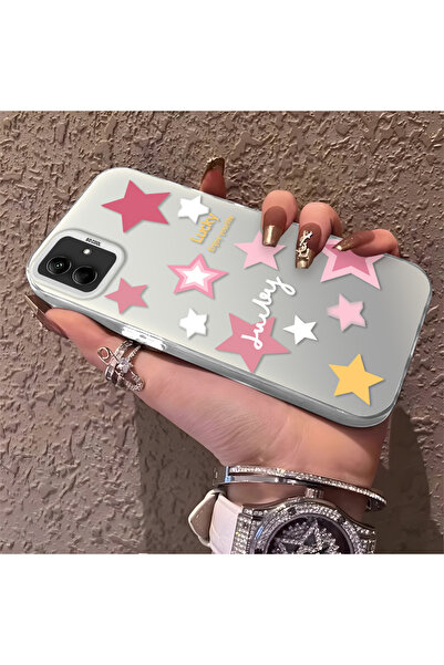 Hontinga حافظة هاتف سامسونج جالاكسي A03 متوافقة مع نجوم ملونة من السيليكون ذا...