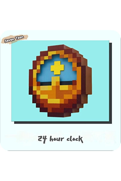 Choice clock MC Game into Reality 100% Restored MC Clk 24-Hour Format Home Am...