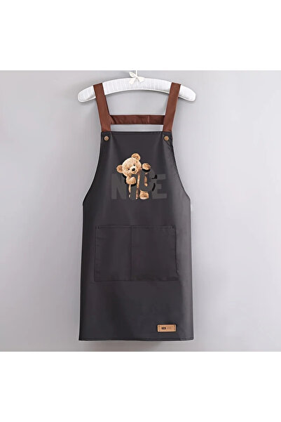 Choice3 black 1pc Waterproof Kitchen Apron - Oil-Resistant Canvas Cooking Apr...