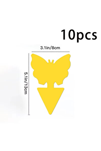 Choice1 ١٠ قطع من مصائد الحشرات الصفراء، مصائد زهور الحدائق، مصائد للقضاء على...