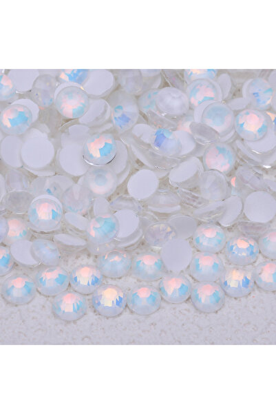 choice2 1440Pcs 6mm White VC Glitter Luminous Opal Non Hotfix Rhinestones Cry...