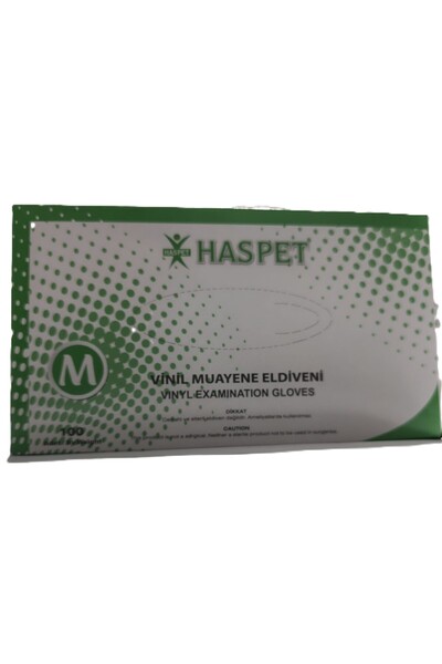 haspet lateks Haspet Nitrile Inspection Gloves 100 Pieces Powder-Free