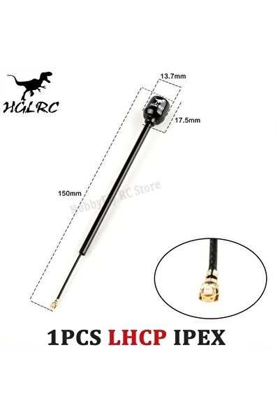 choice2 1PCS LHCP IPEX HGLRC Mini Long-Range Hammer Antenna 5.8G 2.5dBi 135mm...