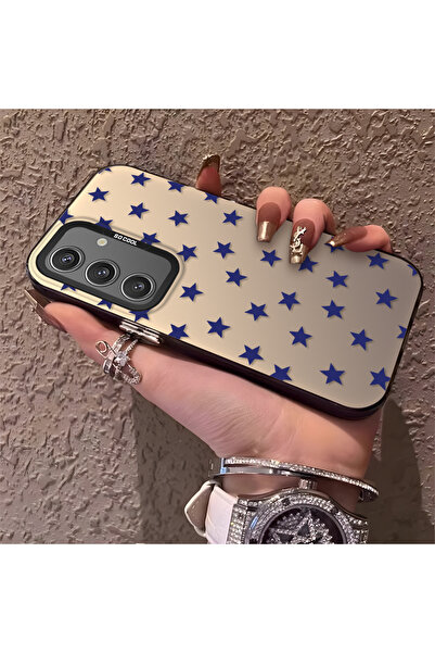 Hontinga حافظة هاتف سامسونج جالاكسي S24 متوافقة مع حافة السيليكون الصلبة ومضا...